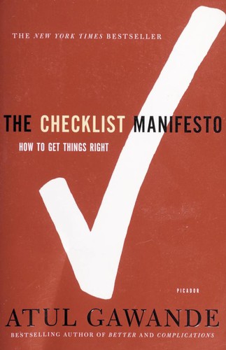 The Checklist Manifesto — Atul Gawande